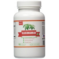 100% Pure Glucomannan Extract - Pure Konjac Root for Weight Loss - 1 Month Supply - 1350mg